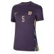Anglia John Stones #5 Echipament de Fotbal Replică European 2024 Femei Deplasare
